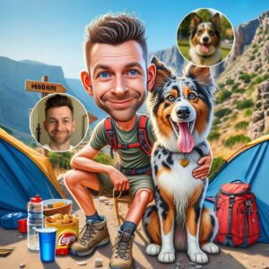 Pet Lover Caricature