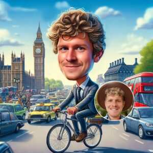 Custom single caricature